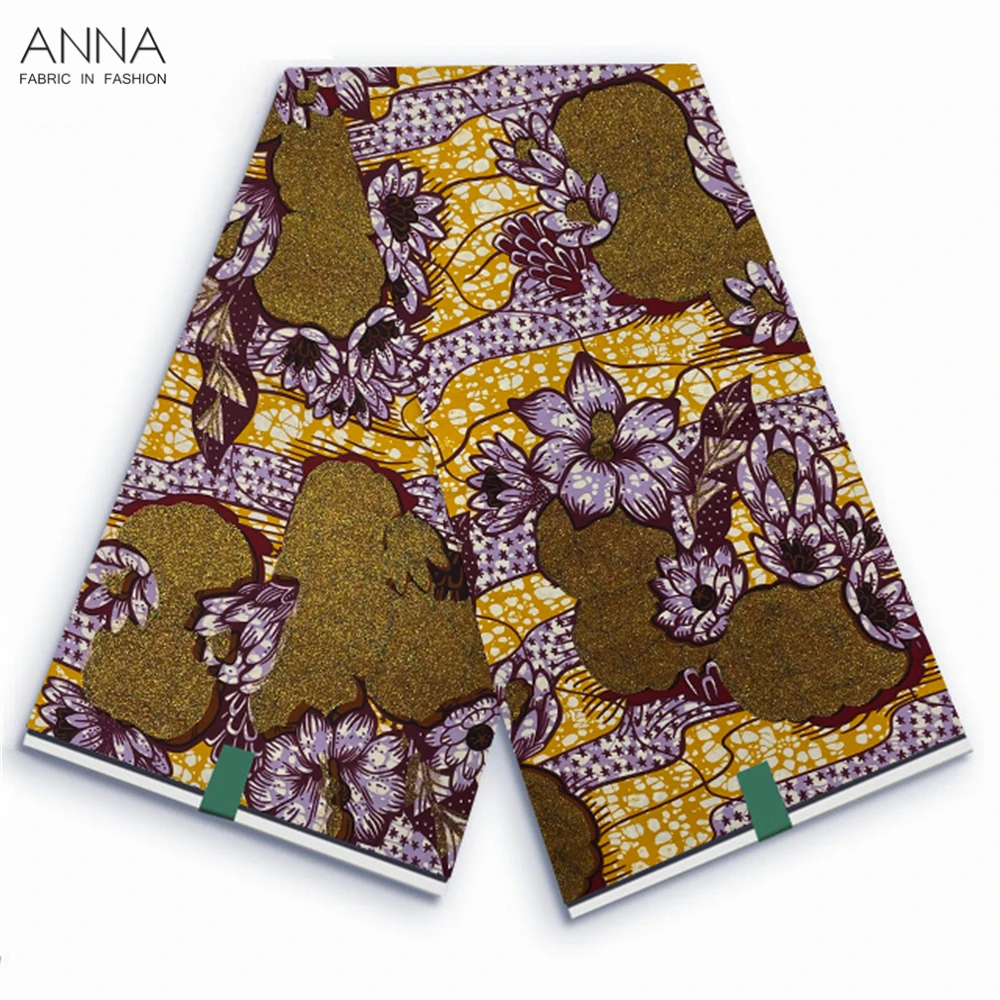 

Grand Super 100% Cotton African Wax Fabric High Quality Ankara Wax Print Fabric 6yards Women Fabric For Sewing VLS16