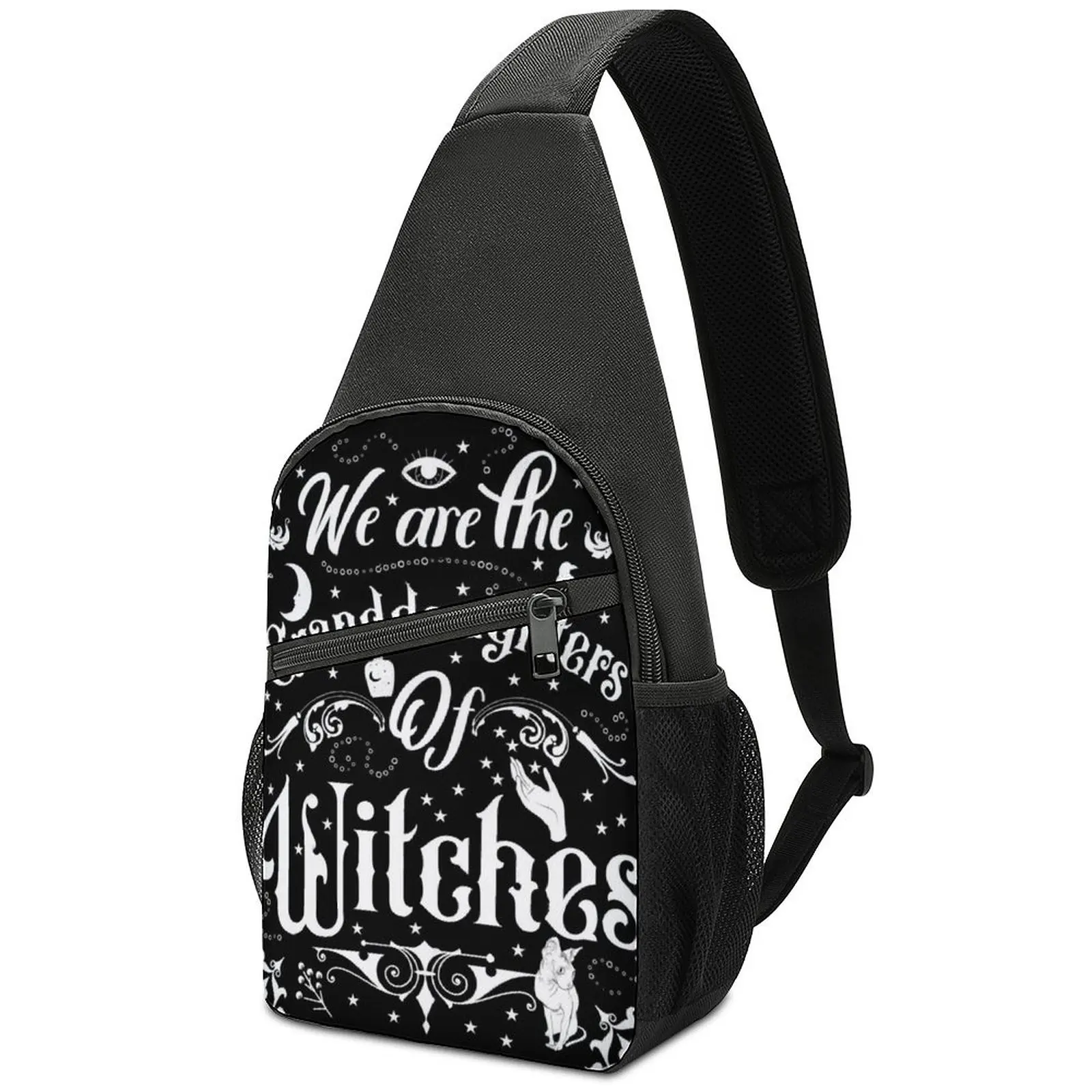 

Granddaughters Of Witches Hand Star Shoulder Bags Meaning Fishing Chest Bag Travel Print Sling Bag Cute School Crossbody Bags
