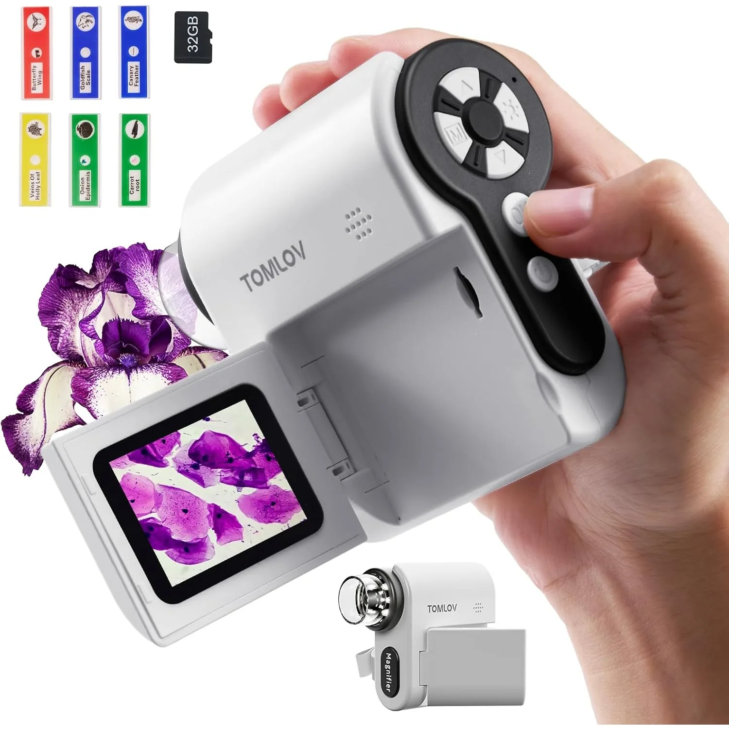 

TOMLOV P20 Цифровой микроскоп для детей 32ГБ