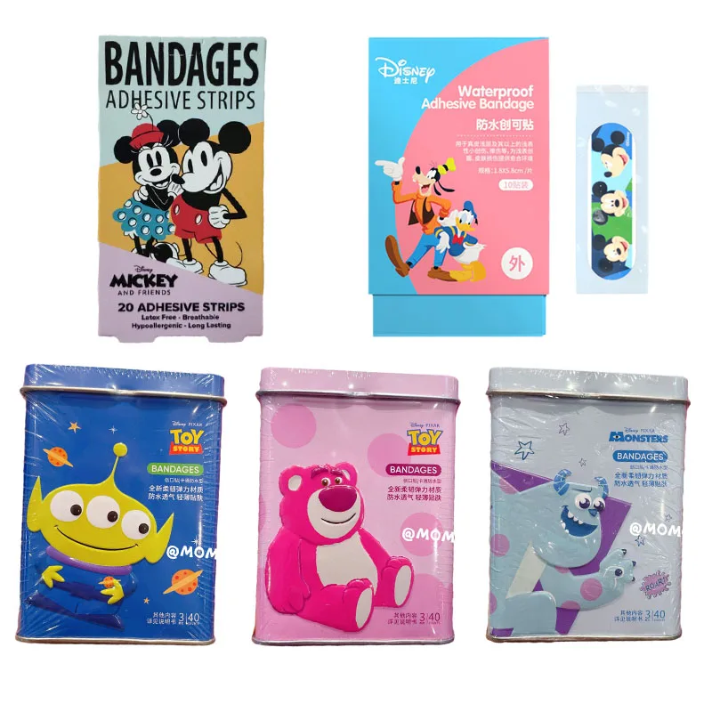 

Anime Kawaii Disney Anime Minnie Mickey Lotso Cute Summer Girl Children Medical Hemostasis Waterproof Breathable Band Aid