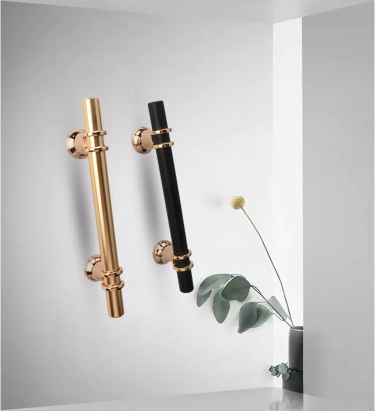handles for furniture zinc alloy black gold cabinets closets shoe cabinets and kitchen door handlessolid simple modern handles free global shipping