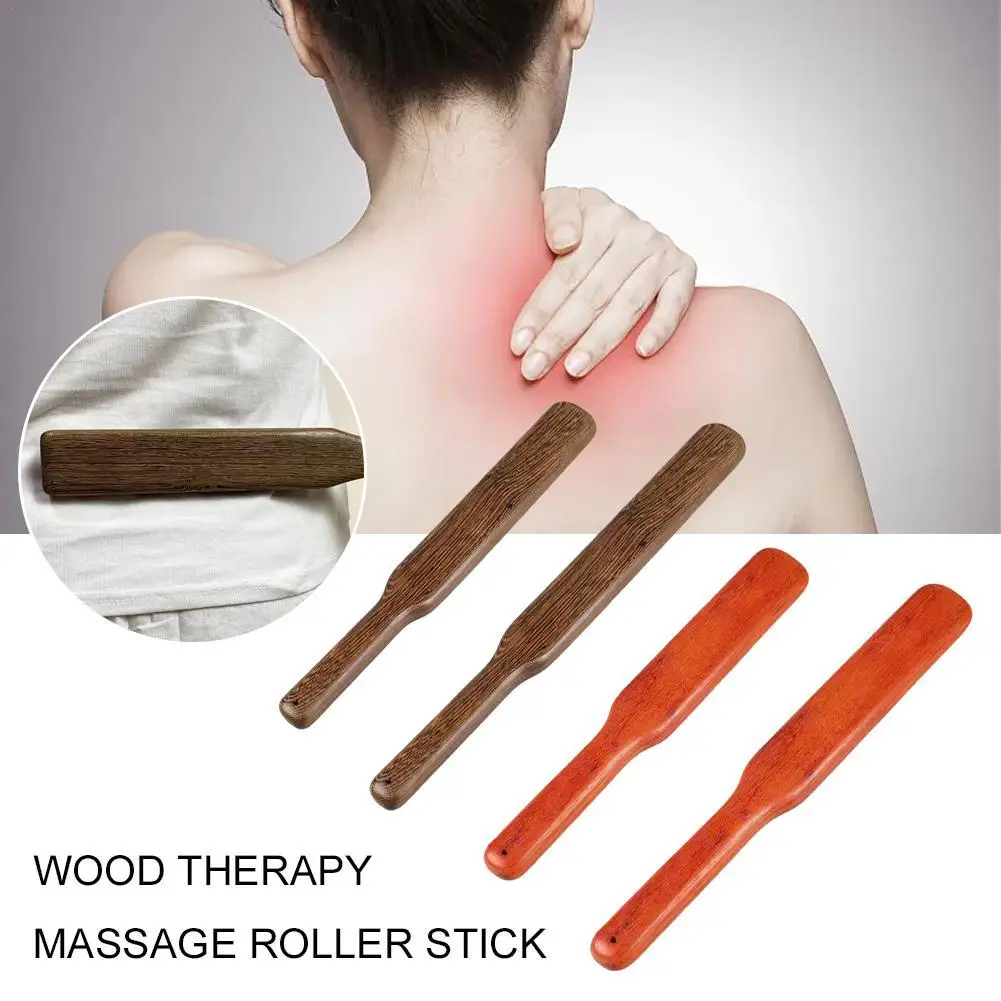 

Массажная деревянная роликовая палочка для Массажа Гуаша, инструменты для массажа плеч, шеи, талии, спины, антицеллюлитный массажер для тела