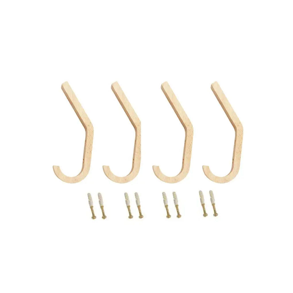 

4 шт., настенные крючки для пальто