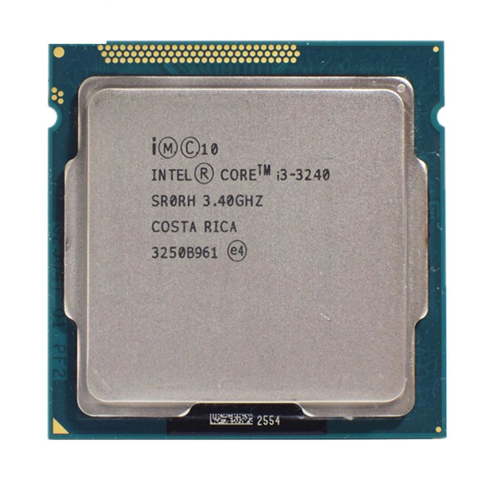 Оригинальный двухъядерный процессор Intel I3 3240 3 4 ГГц LGA 1155 TDP 55 Вт Мб кэш-памяти -