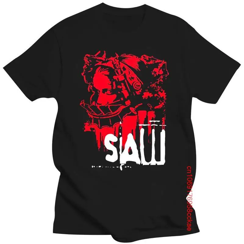 

New Men Hip-hop T Shirt SAW Head Torture Horror Movie Tee Shirt t-shirt novelty tshirt women