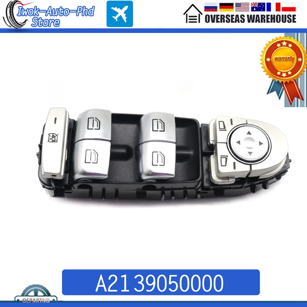 Переключатель Стеклоподъемника A2139050000 для Mercedes-Benz C Class W205 W213 W253 GLC200 GLC220 GLC250 GLC300