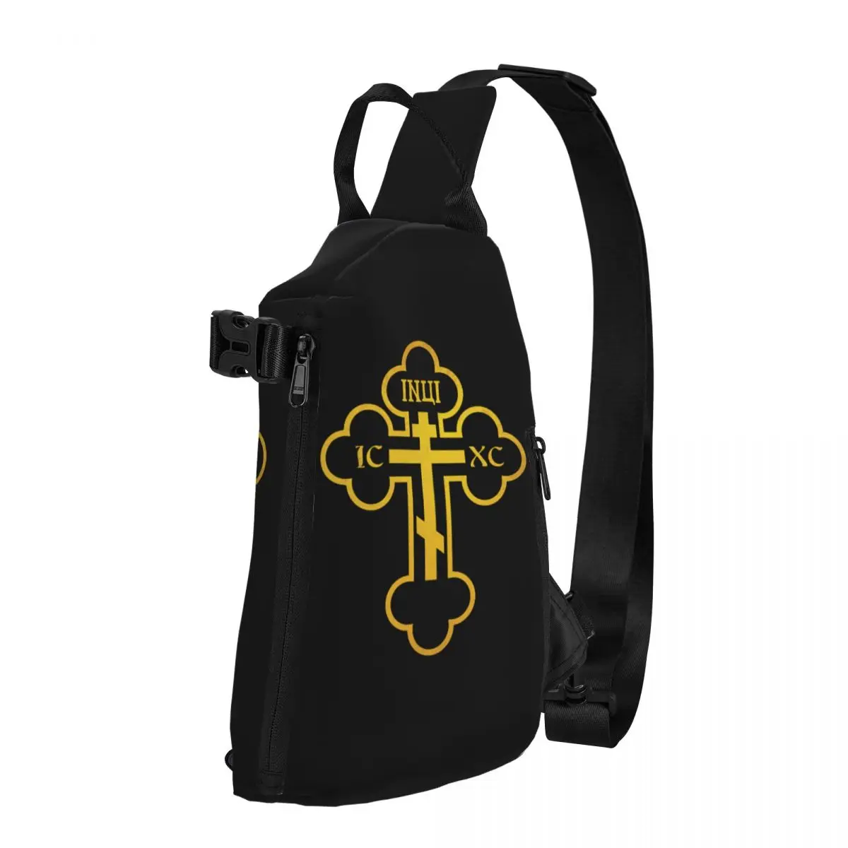 Russian Orthodox Cross' Shoulder Bags Chest Cross Chest Bag Diagonally Casual Messenger Bag Travel Handbag
