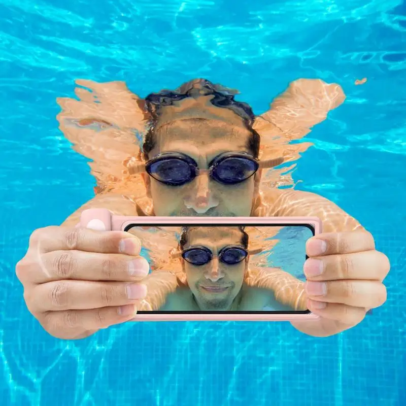 Phone Dry Bag Universal Mobile Phone Case Dry Bag Underwater Adjustable Waterproof Phone Case For Snorkeling Kayaking & Phone