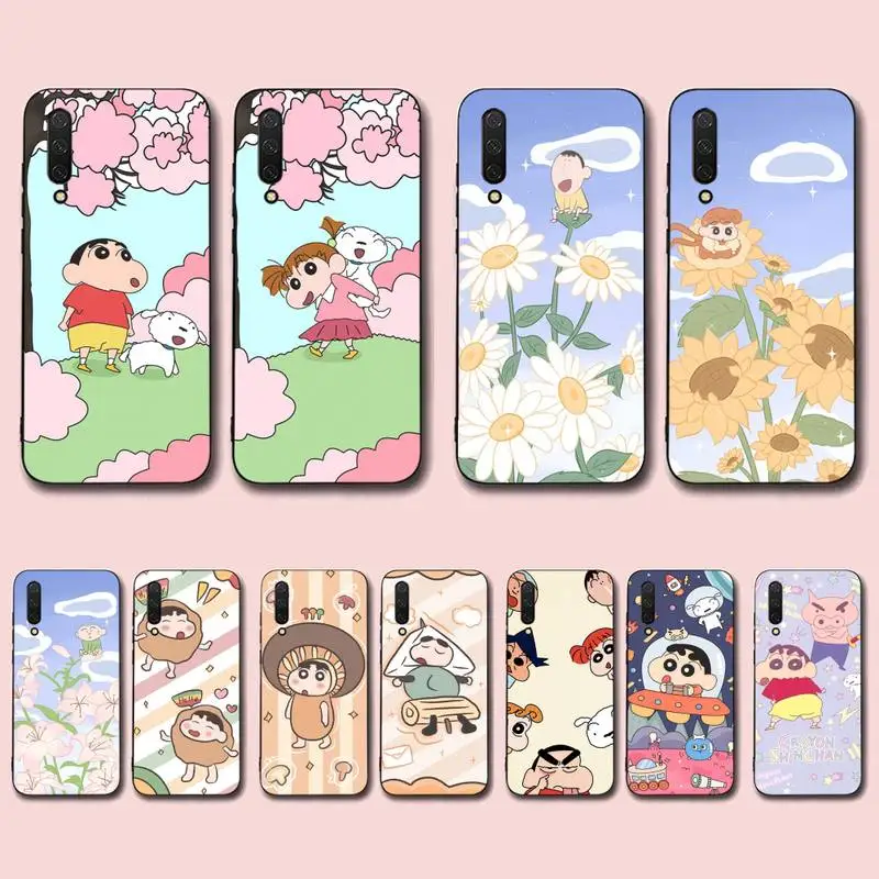 

Bandai Crayon Shin-chan Phone Case for Xiaomi mi 5 6 8 9 10 lite pro SE Mix 2s 3 F1 Max2 3