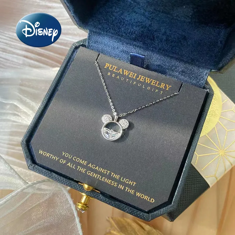 

Disney 2022 New Mickey Necklace for Women Is Simple and Does Not Fade Niche High-end Collarbone Chain Light Luxury High-end