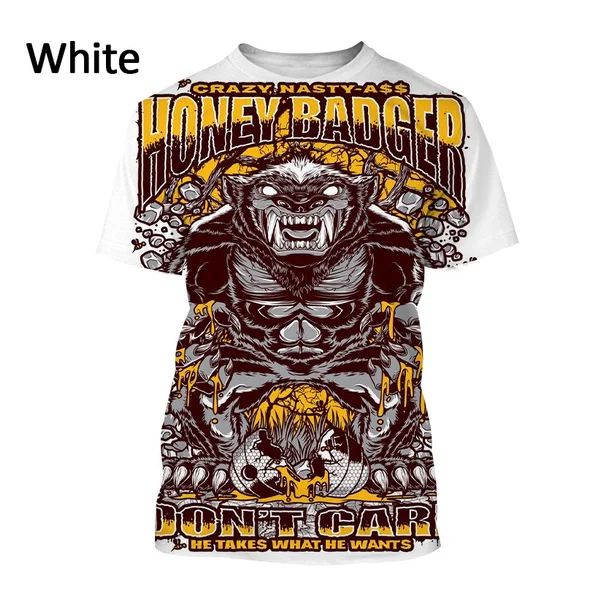 

Женская футболка с коротким рукавом, футболка с рисунком барсука, самый бесстрашный в мире животный меливора кейсом