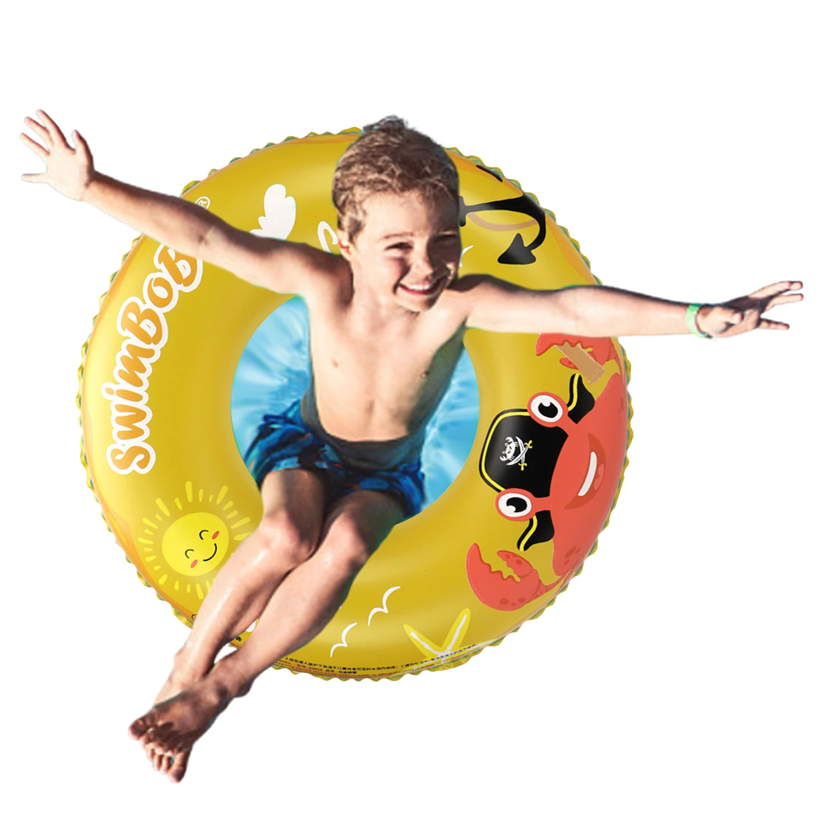

Надувное детское плавающее круговое кольцо, Надувное плавательное кольцо, водные игрушки для детей, детская плавательная трубка, круг, водн...