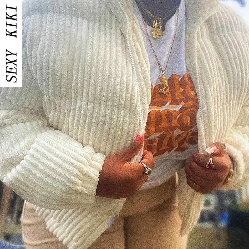 Women's 2022 autumn and winter fashion stand-up collar cotton clothes ins tide thick coat warm bread clothes