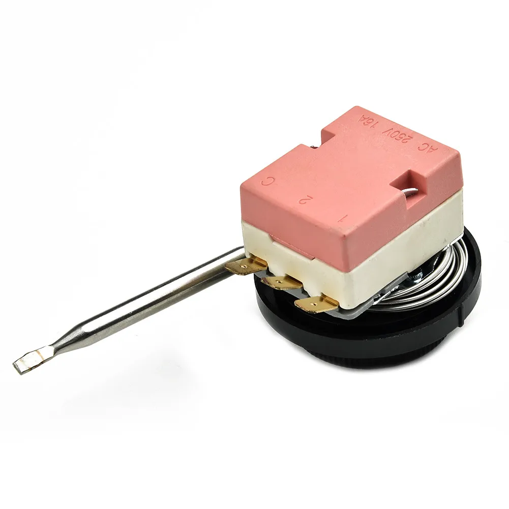 

Fashion Hot 1x Switch 104mm Long 12V 5mm Diameter Control Probe Steel And Plastic Thermostat Controller 0℃～120℃