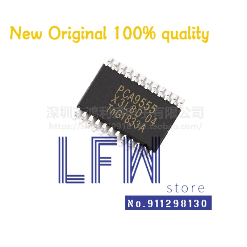 

5pcs/lot PCA9555PWR PCA9555PW PCA9555 TSSOP-24 Chipset 100% New&Original In Stock