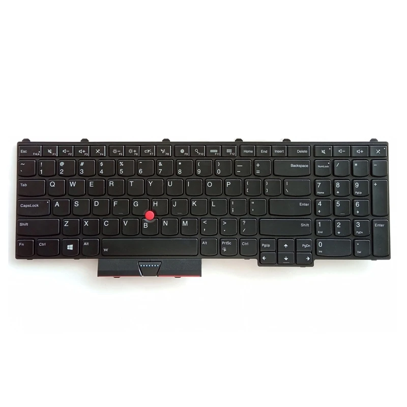 

Original US Layout English Keyboard with Backlit for Thinkpad P50 P70 P51 P71 Laptop, Black Keyboard Accesories