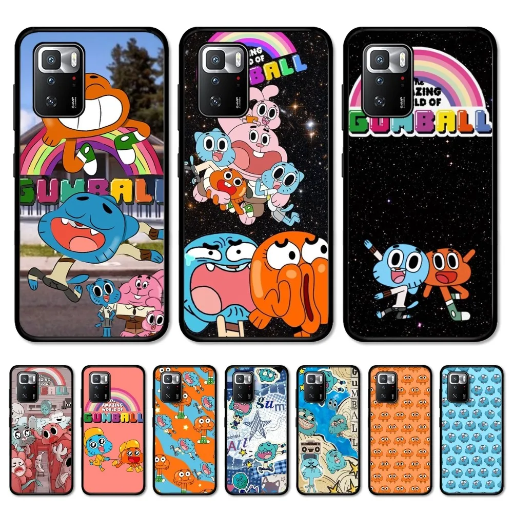 Чехол для телефона A-Amazing W-World G-Gumball Redmi Note 4 X 5 A 6 7 8 T 9 9S 10 11 11S 11Epro Poco M3 Pro
