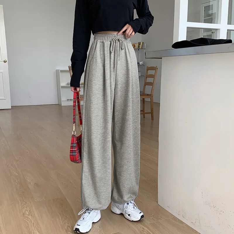 

Women Pants Black Jogging Sweatpants Women for Pants Baggy Sports Pants Gray Jogger High Waist Sweat Casual Female Trousers