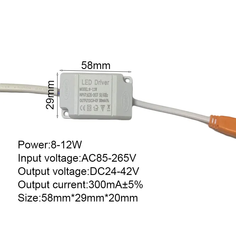 Светодиодный драйвер AC85-265V 300 мА