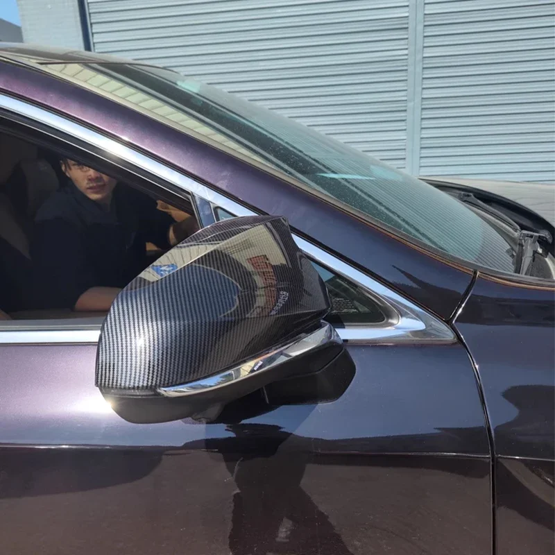 Фото Защитная накладка на зеркало заднего вида (дизайн «бычий рог») для Lexus RX 300 350 350h 450h 500h 2022-2025 гг., аксессуар для внешнего декора автомобиля №5