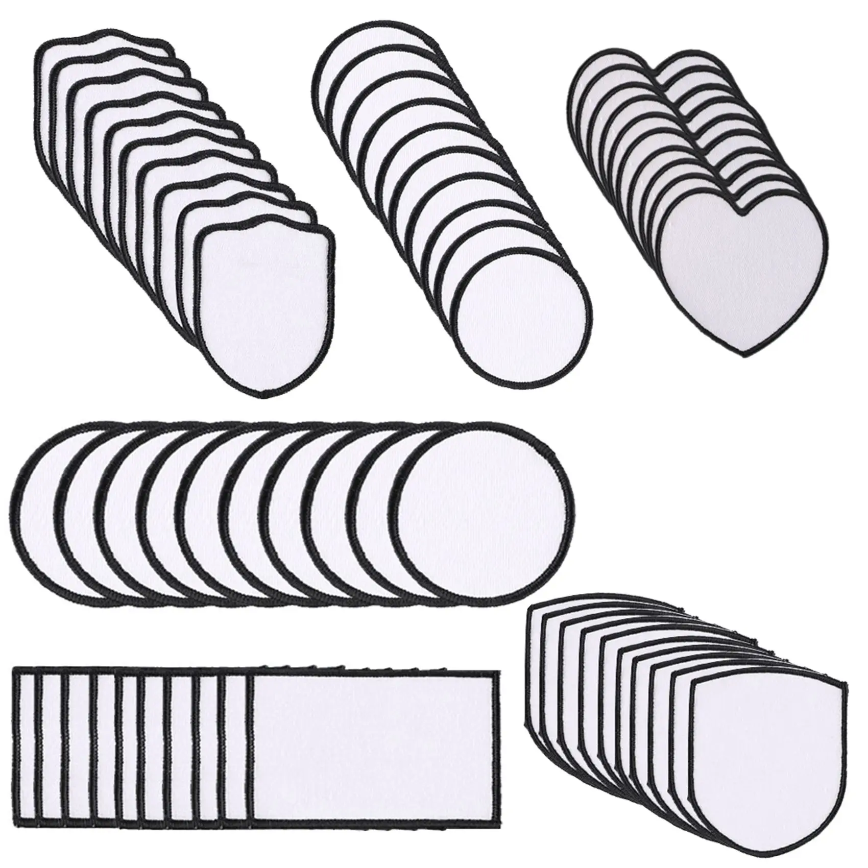 60 шт. заготовки для сублимации заплатки одежды