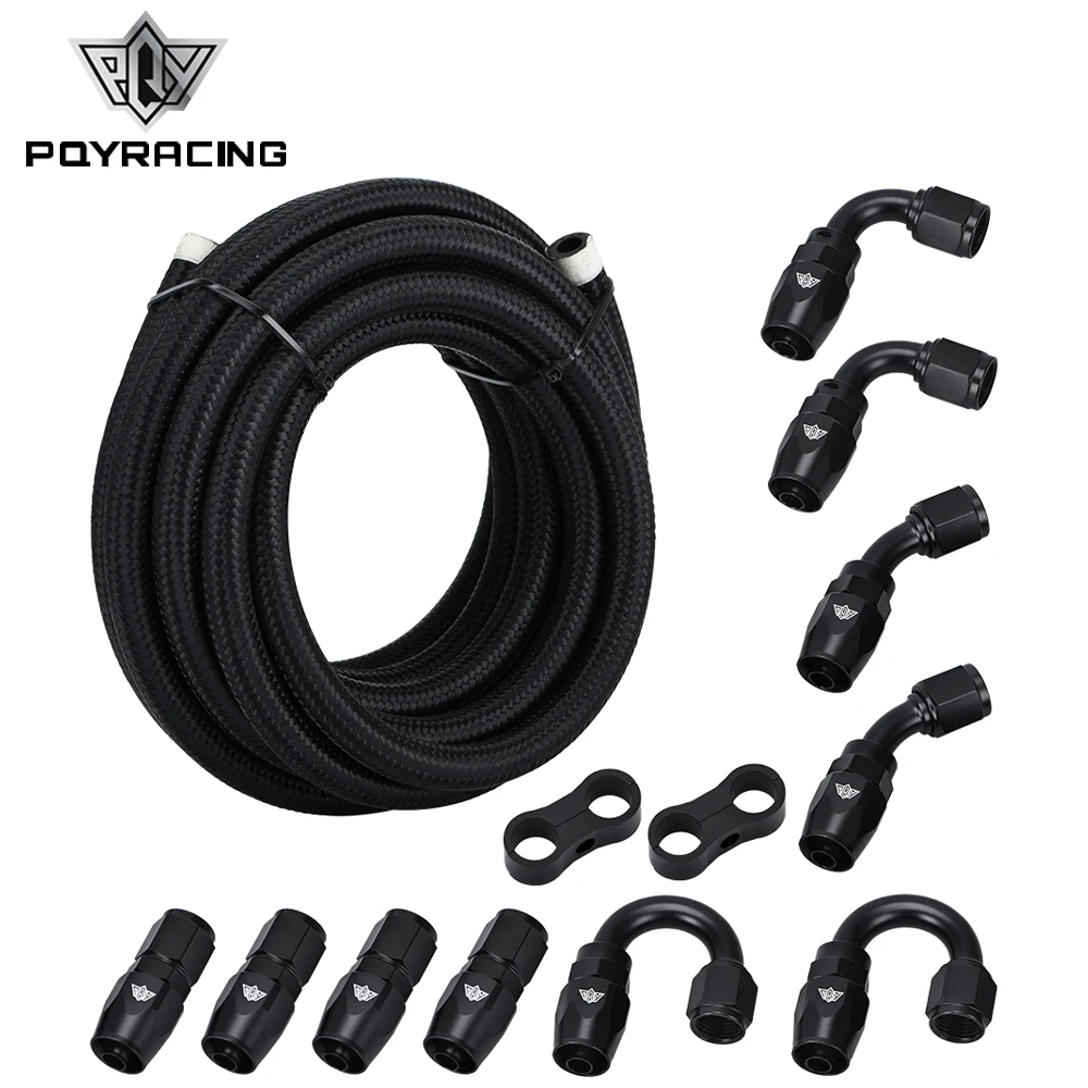 6AN AN6 топливные фитинги для масла конец шланга 0 + 45 90 180 градусов комплект