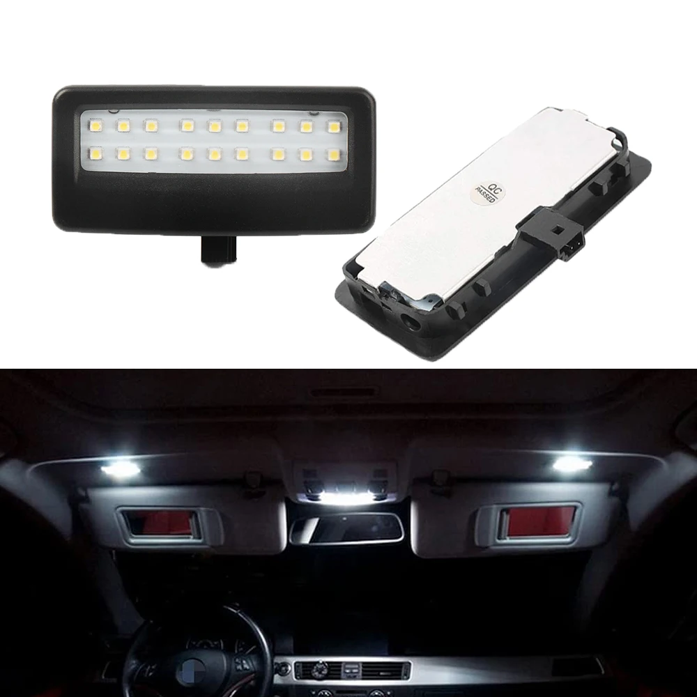 

2Pcs 18SMD LED Car Reading Light Roof Sun Visor Mirror Lamps For BMW F10 F01 750Li 760Li F07 F06 F11 F02 F03 F04 F12 F13 F18