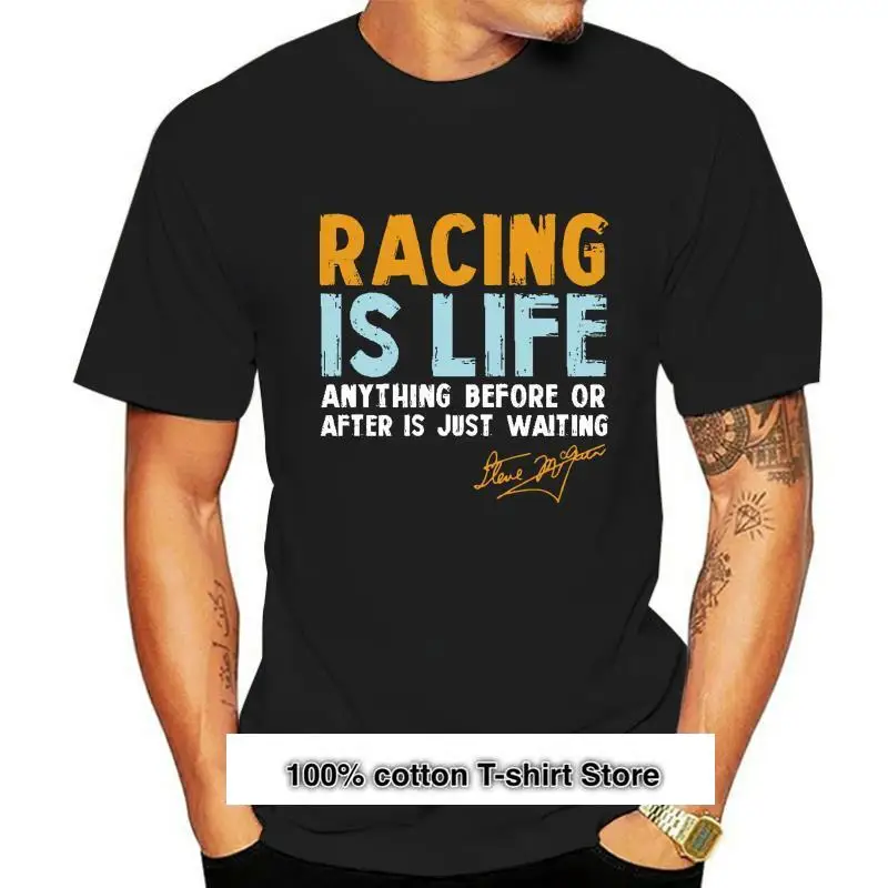

Camiseta de Steve Racing is Life Le Mans para adulto, camiseta