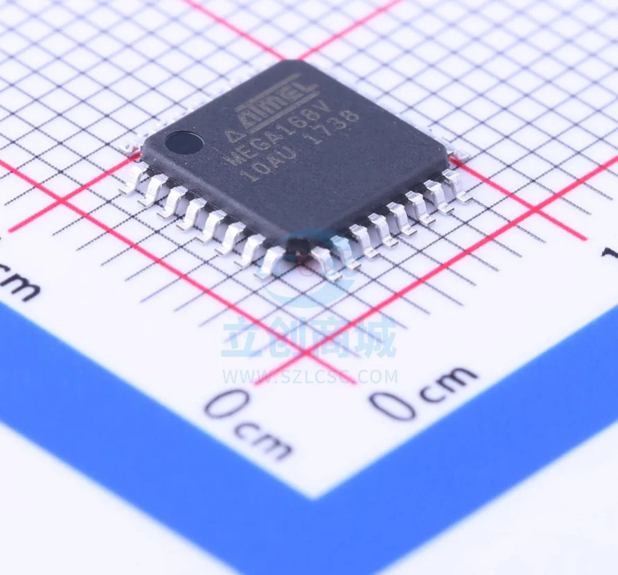 

ATMEGA168V QFP32 ATMEGA168V-10AU IC-8 Bit-10MHz-16KB Flash Memory IC Chip Microcontroller