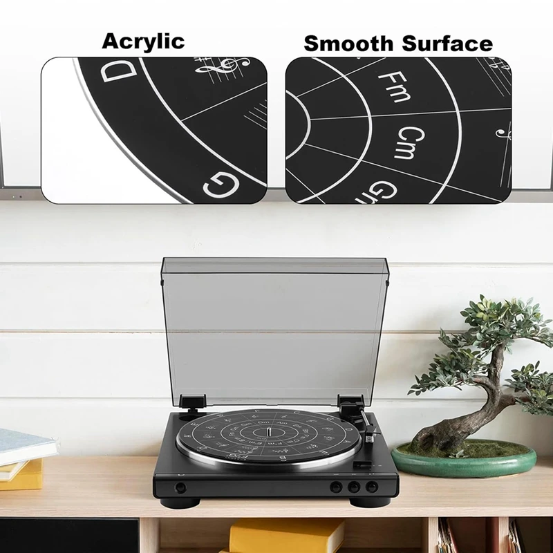Turntable Pads Non-Slip For 12-Inch Vinyl Record Players Player
