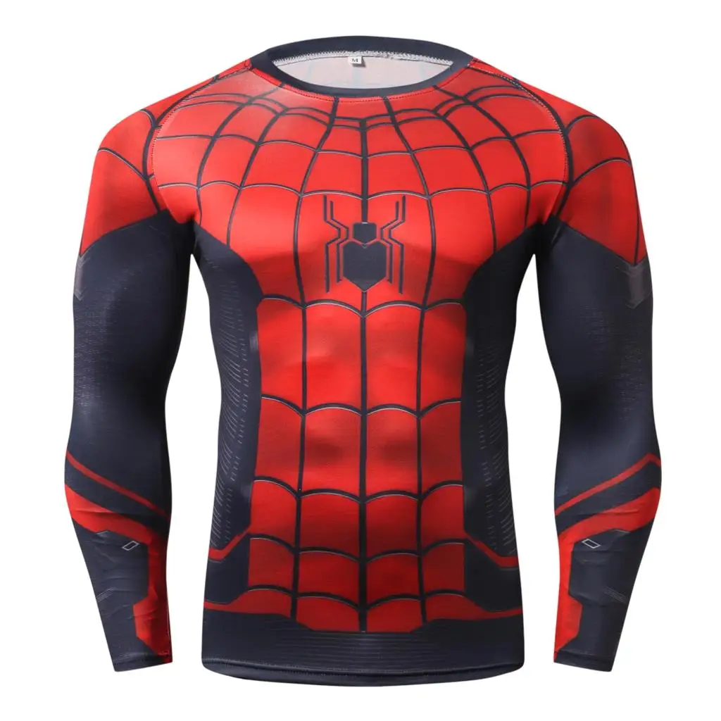 

New Marvel Spiderman T Shirt 3d Print Cosplay Premium Compression T Shirt Short Sleeve Quick Dry Tight Sweatshirt Spiderman Cost