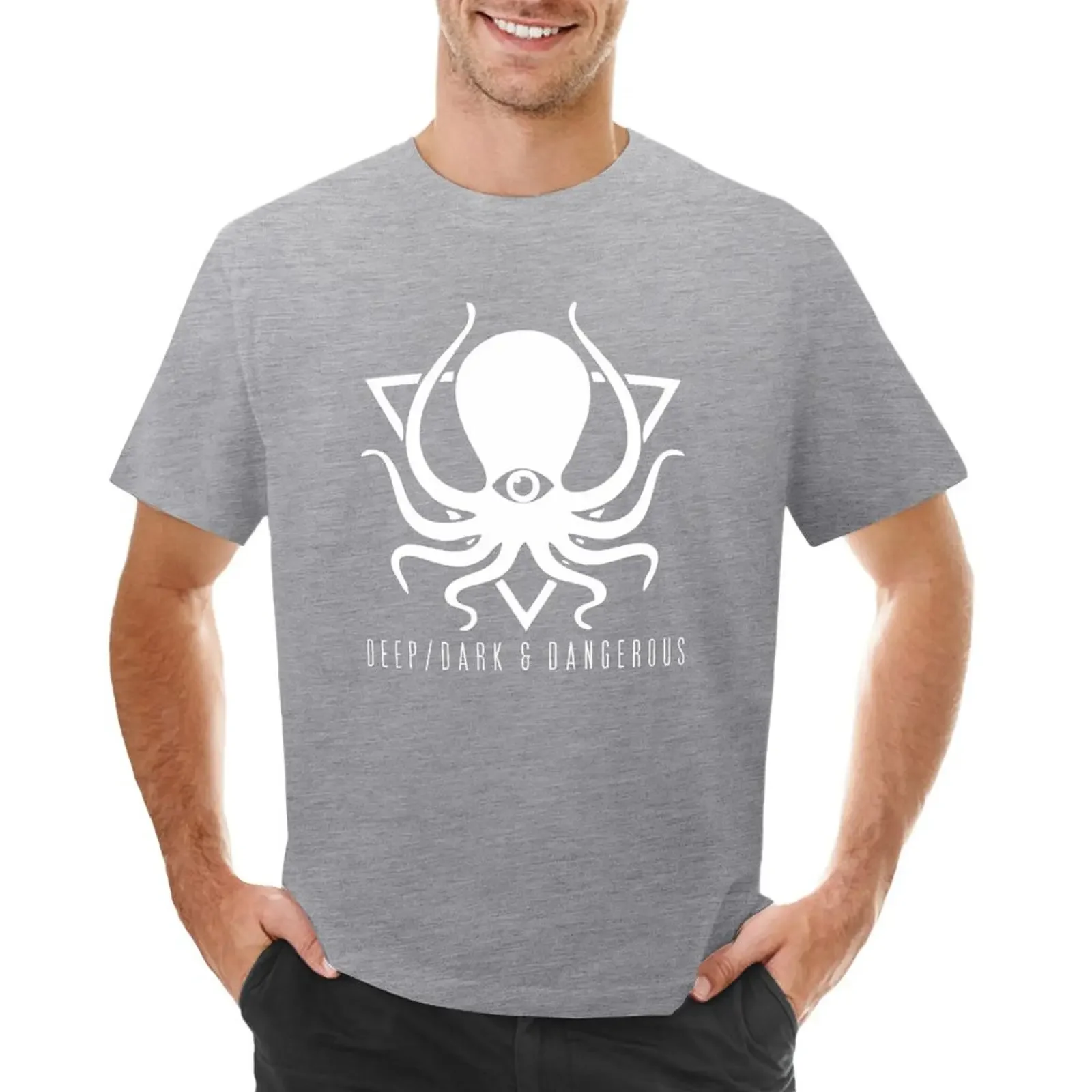 Мужские футболки с графическим принтом в стиле Харадзюку