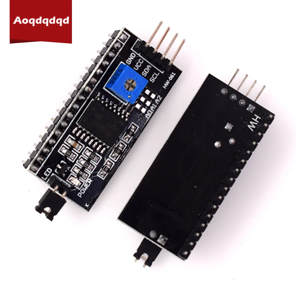 

Плата преобразователя для ЖК-дисплея IIC I2C LCD 1602 1602, 5 шт.
