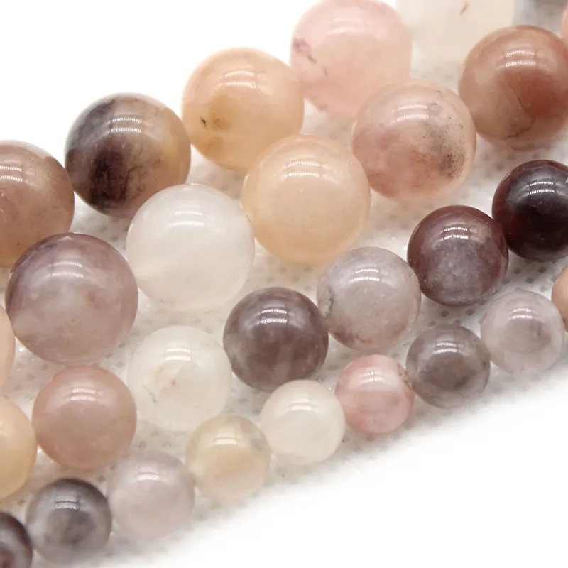 

Natural Violet Jades Stone Beads Loose Round Spacer Beads 6 8 10mm for Jewelry Making Beads DIY Bracelet Accessories 15''