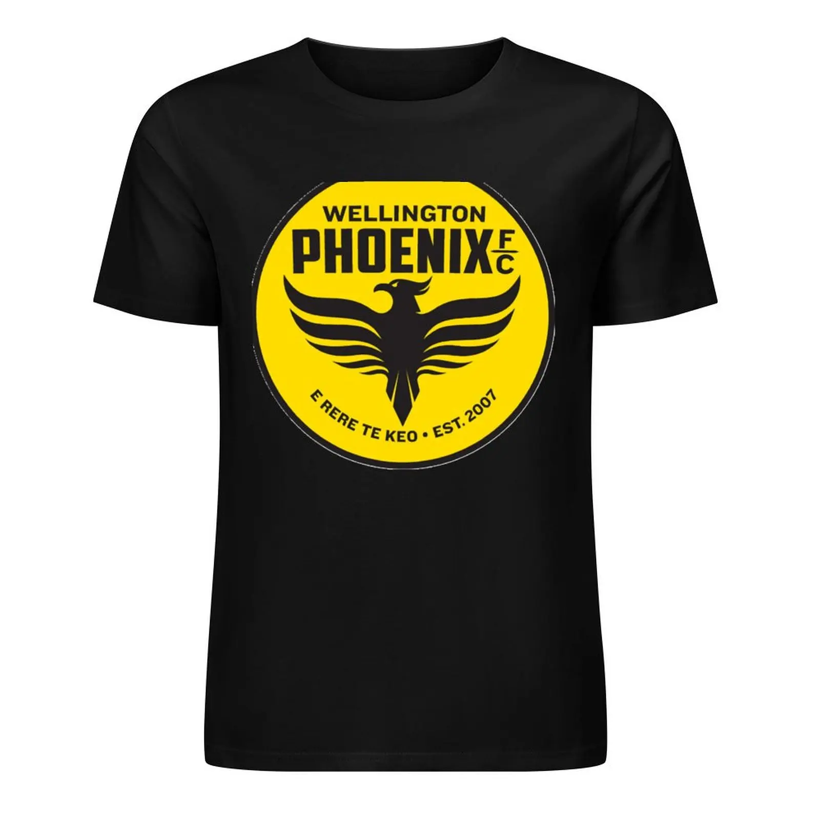 Классическая футболка бело-желтого цвета для мальчиков с рисунком ФК