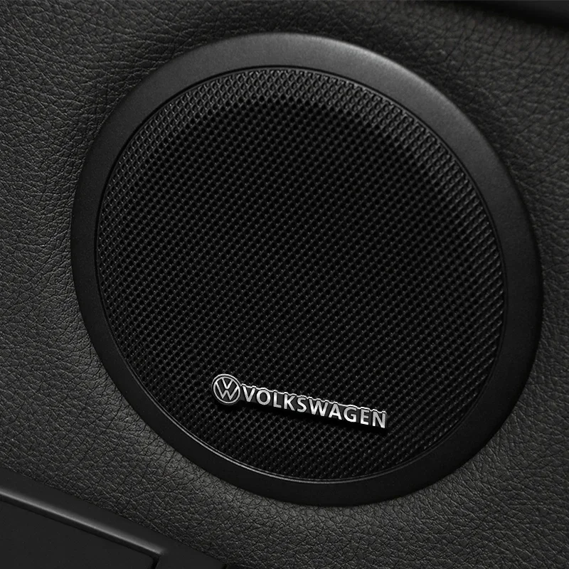 2/4 шт. 3D Алюминиевый автомобильный значок для аудио динамика стерео эмблема