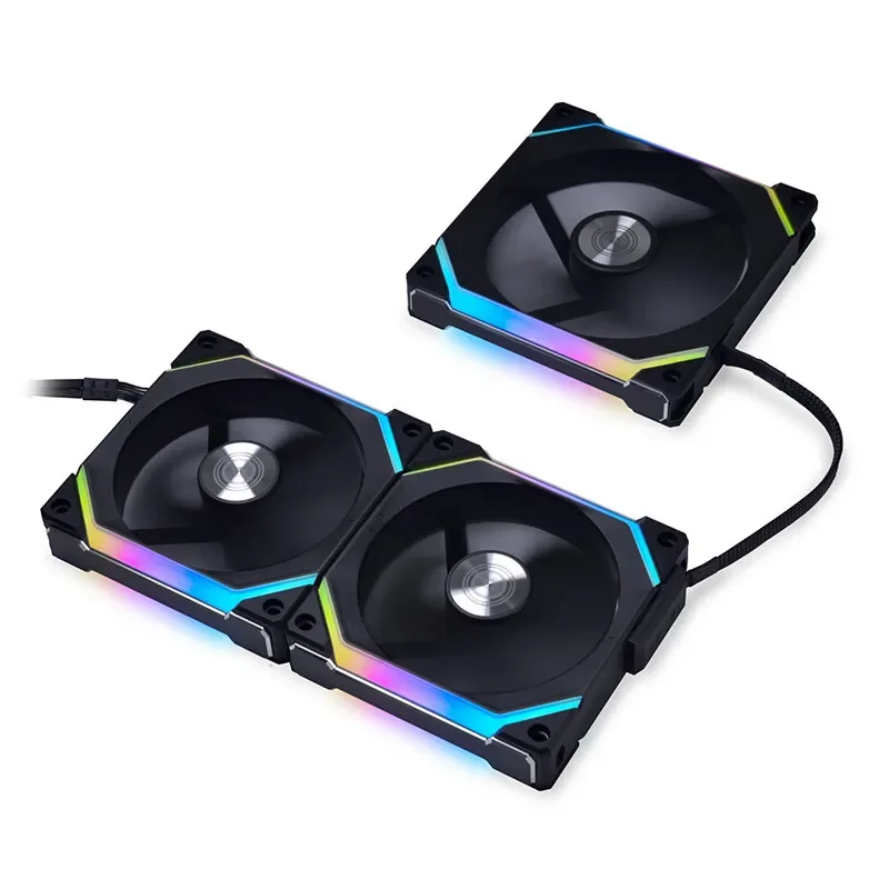 Новинка для Lian Li UNI FAN SL120 V2-3B чехол вентилятор игрового компьютера охлаждающий
