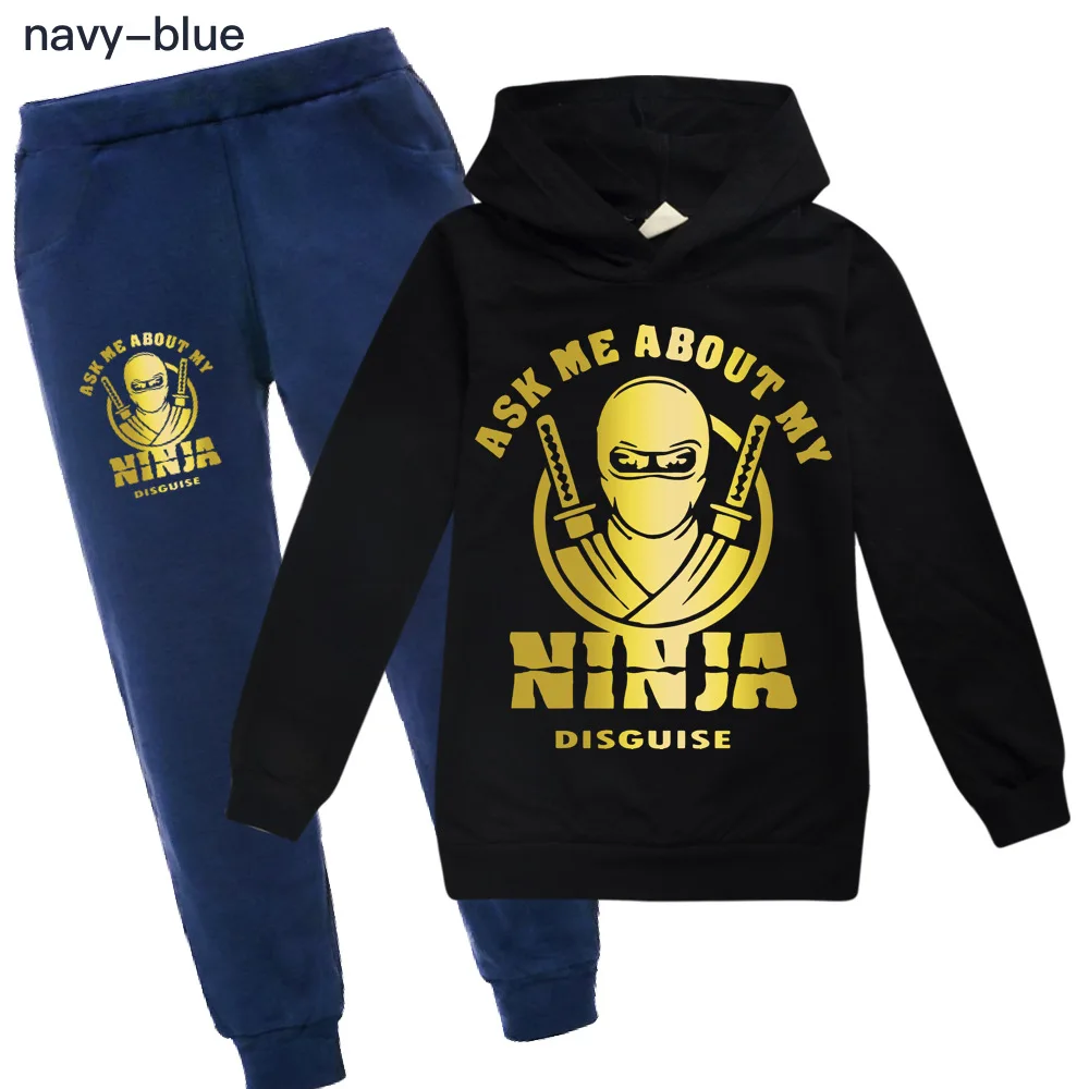 Детская одежда NINJA KIDZ толстовки свитер хлопковый свитшот костюм с мультяшным