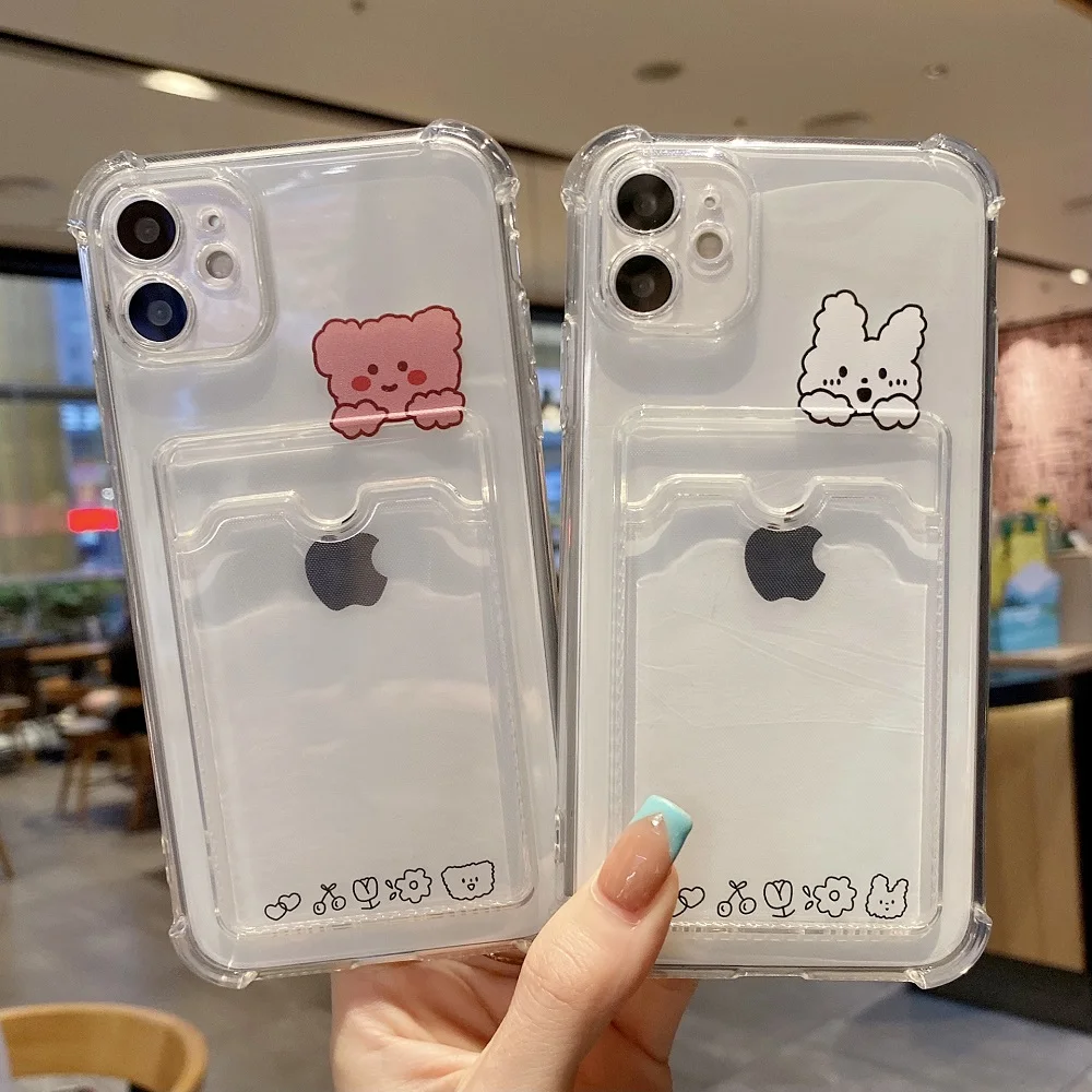 

S23 Ultra S22 Ultra S20 FE Card Slot Holder Phone Case For Samsung A32 A52 A53 A52S A50 A12 A33 A72 A73 A51 A13 A71 Pocket Case