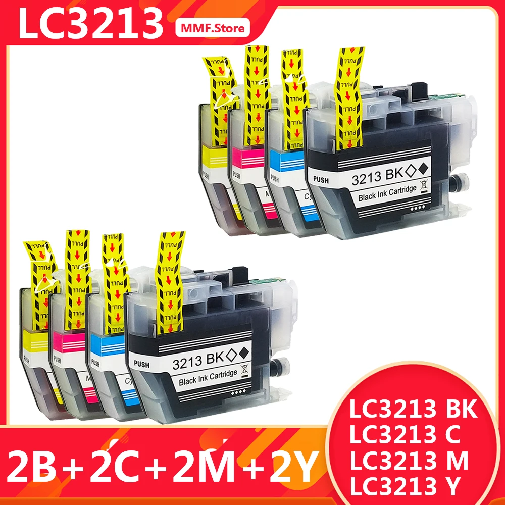 

Картридж с чернилами LC3213 LC3211, совместим с Brother LC3213 для Brother LC3211 MFC-J491DW J497DW MFC-J890DW DCP-J772DW