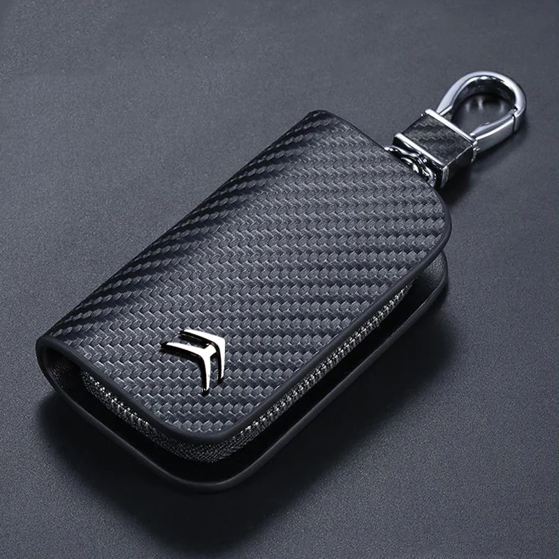 

Leather Car Key Case Cover Shell Fob For Citroen Picasso C-Elysee DS5 DS4 DS3 C-Zero Nemo Multispace Berlingo C1 C2 C3 C4 C5 C6