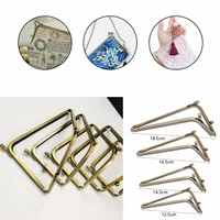 5 sizes l shape metal kiss clasp lock bronze purse smooth diy frame bronze wallet mouth clasp for purse accessory bag