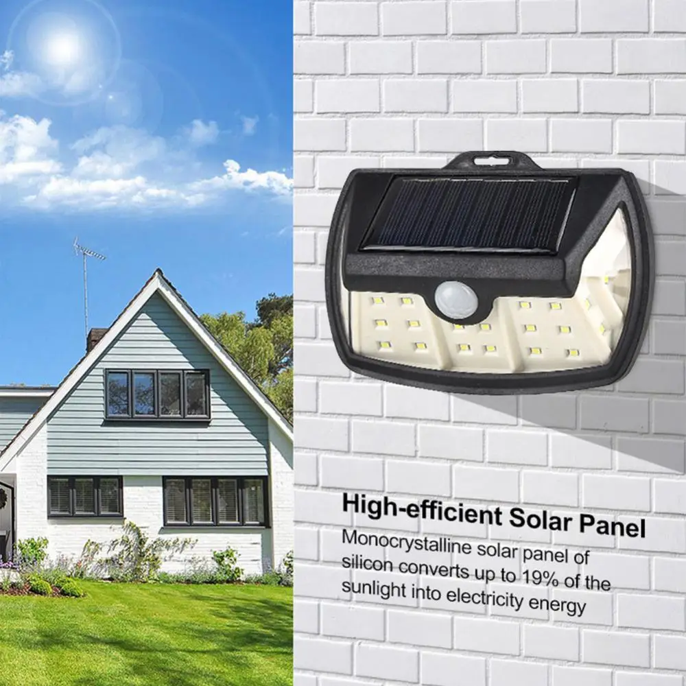 

COB/LED Solar Light PIR Motion Sensor Outdoor Solar Lamp Waterproof Solar Powered Sunlight Street Light For Garden Decoration