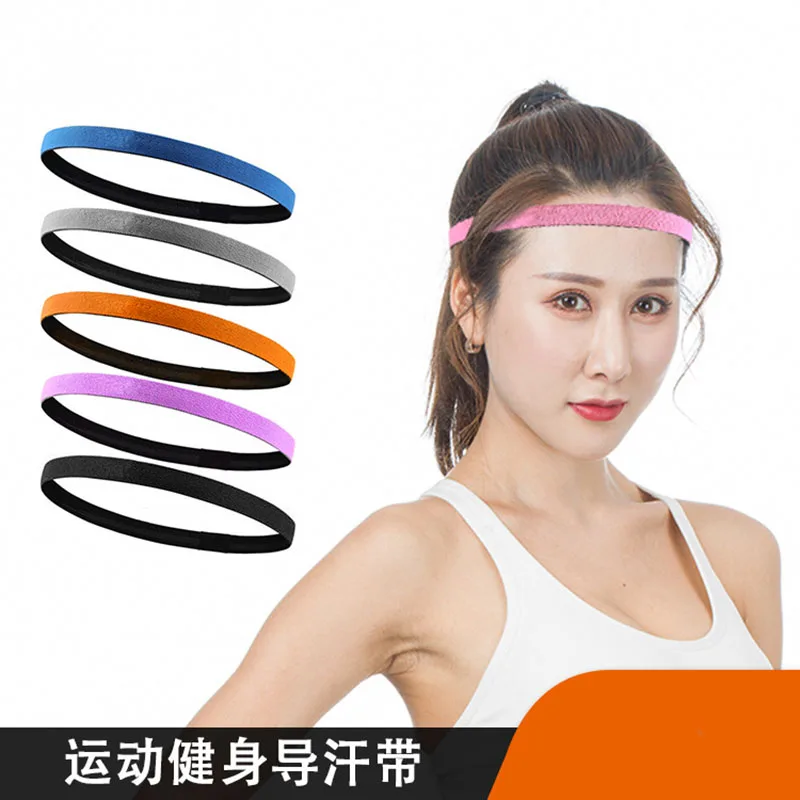 

Headband Antiperspirant Hair BandElastic Sports Headband Women Men Color Outdoor Yoga Running Fitness Cycling Backetball Running