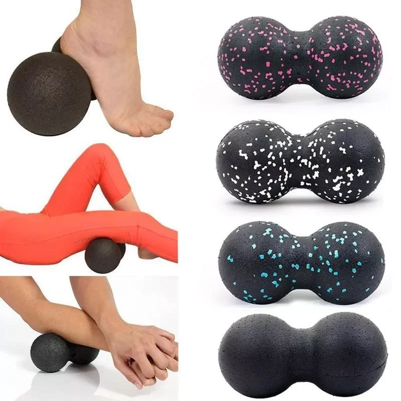 

NEW2023 EPP Fitness Peanut Massage Ball Set Lacrosse ball for Shoulder Back Legs Rehabilitation Therapy Training