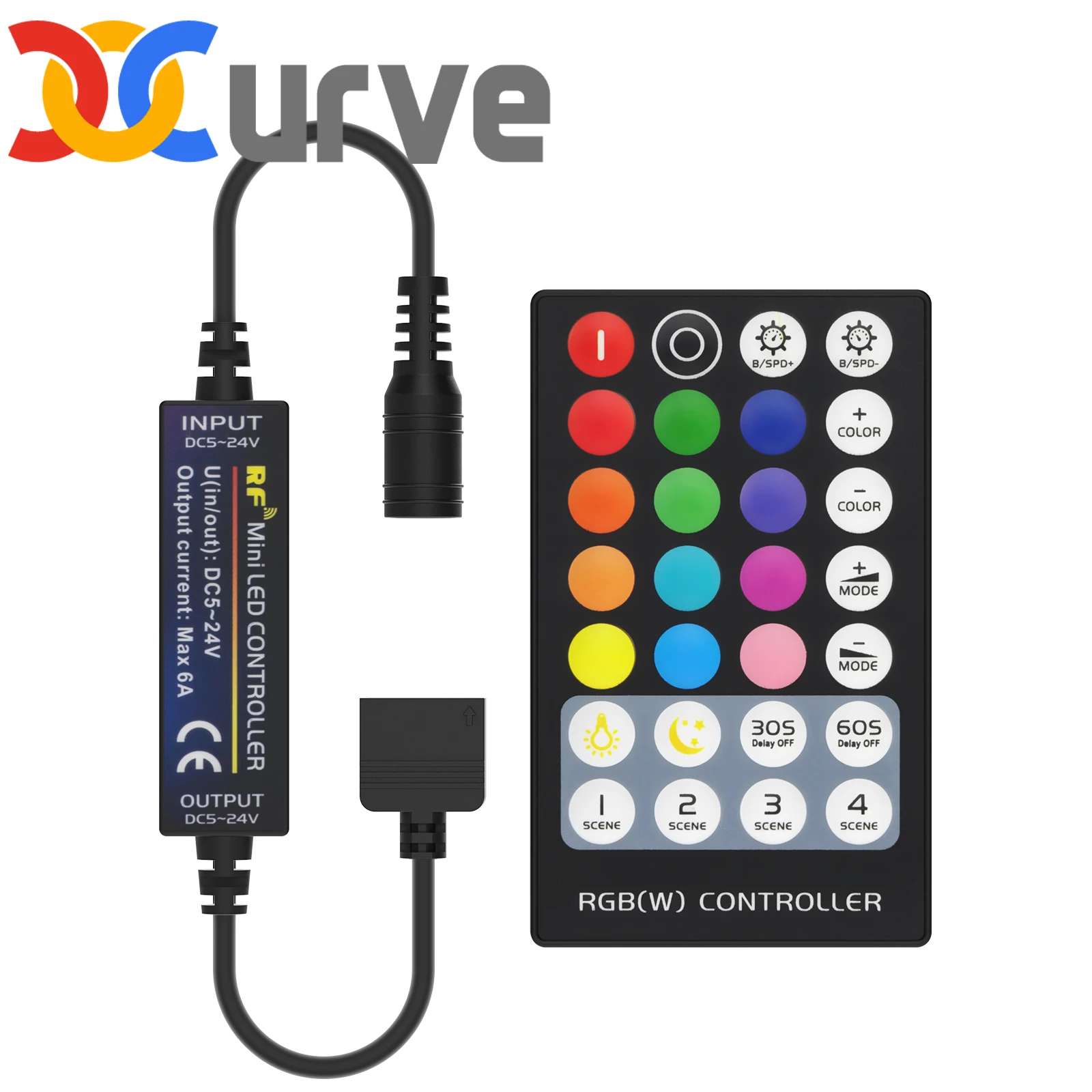 

Мини-контроллер RF28 Keys с 5 контактами RGBW для светодиодных лент 5050 2835 RGBW, регулируемая скорость, яркость, Цветовая сцена, постоянный ток 5 В, 12 В, 24 В постоянного тока