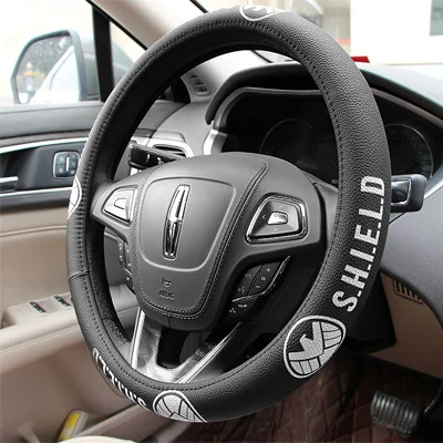 

Car Supplies Steering Wheel Cover Cartoon Spider-Man Non-Slip Wear-Resistant Four Seasons Universal Accessories Interior Decor