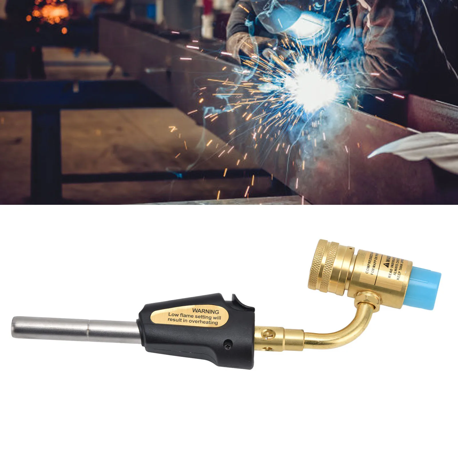 

Фонарь головка вращающаяся на 360 ° самозажигающаяся Регулируемая пламя простая эксплуатация пропан фонарь