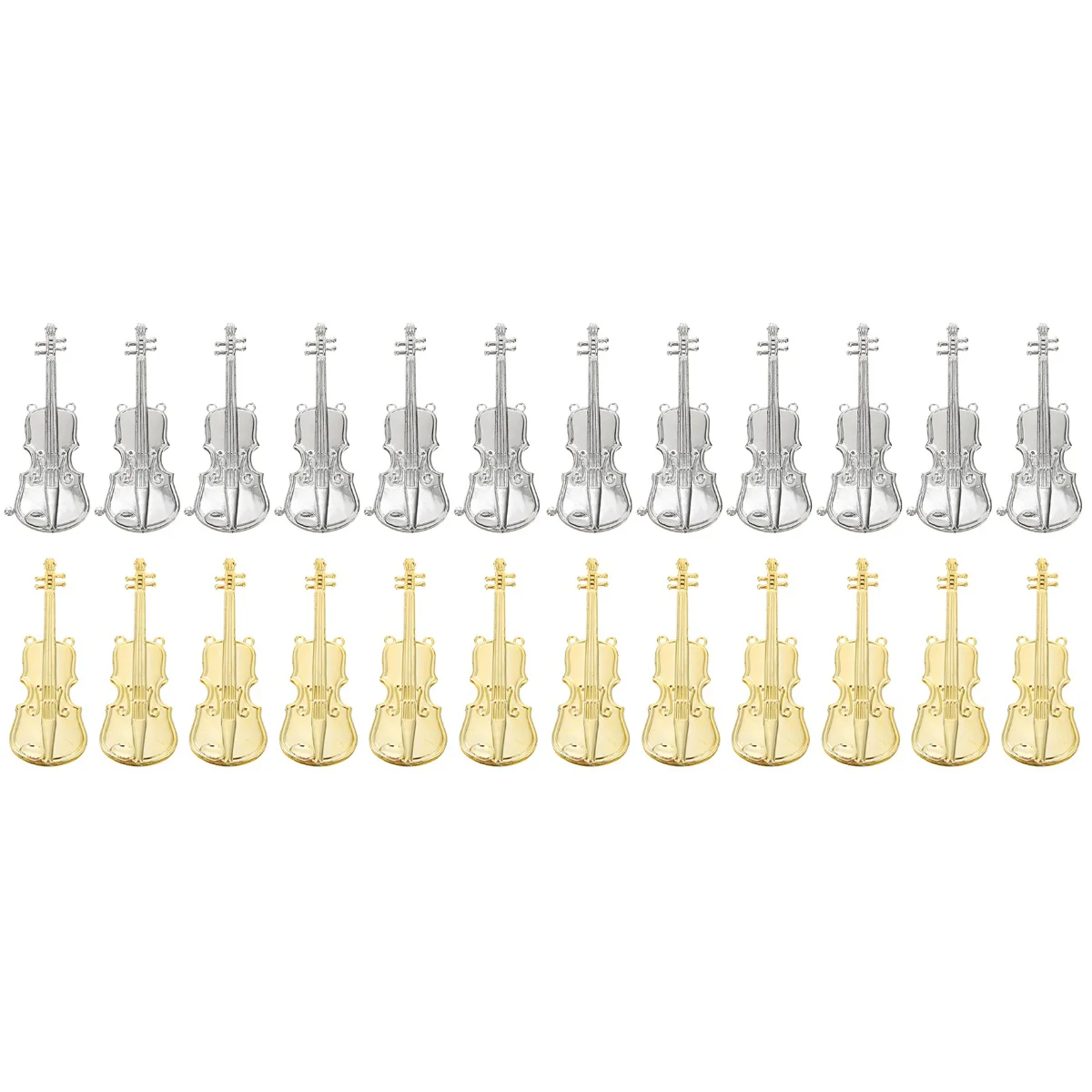 

Violin Christmas Instrument Mini Trumpet Ornaments Toy Miniature Decor Tree Ornamentinstruments Pendant Things Musical