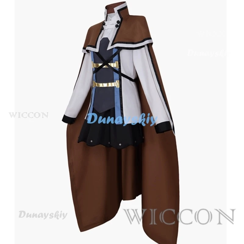 Маскарадный костюм Tensei Mushoku Roxy Migurdia парик головной убор на заказ для мальчиков